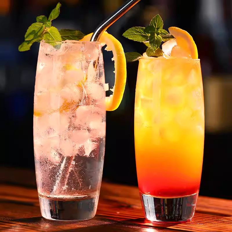 利比耐热水杯果汁杯玻璃柯林杯