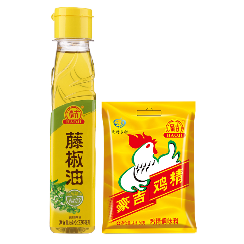 豪吉藤椒油220ml凉拌家用调味品