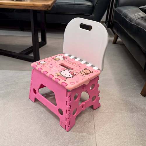 靠背儿童加厚塑料折叠凳