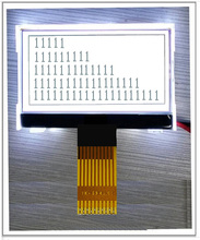 LX-12864L1 白底黑字显示屏 12864液晶显示屏 12864COG 力先电子