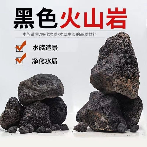 火山石过滤材料水族造景