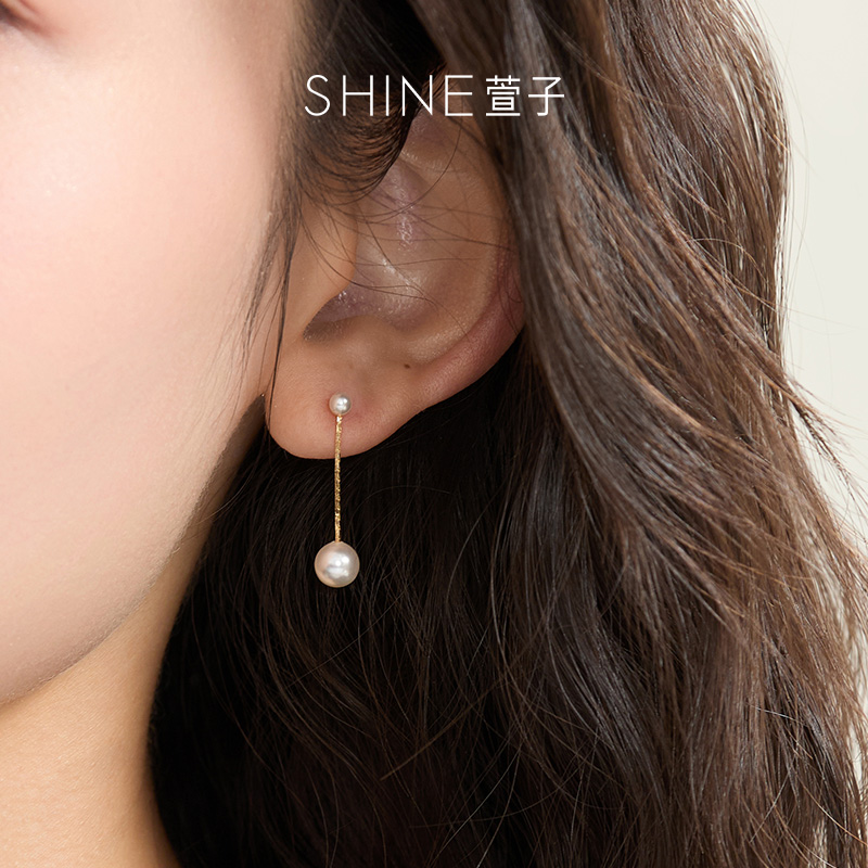 shine萱子饰品适合简约长款耳坠