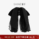SHINE萱子饰品优雅轻纱黑色蝴蝶结抓夹气质百搭款 会员立减 发夹
