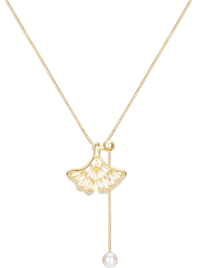 shine银杏叶萱子饰品女