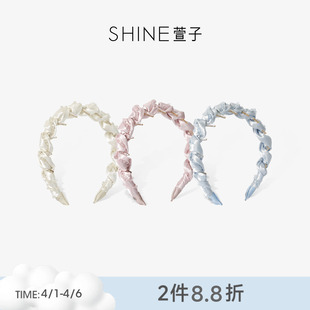 SHINE萱子饰品帕斯蒂尔水晶系列优雅闪耀发卡高颅顶发箍春夏氛围