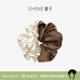 SHINE萱子饰品秋叶织梦系列优雅可露丽风撞色发圈大肠生日礼物