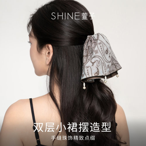 【贝贝&萱子】SHINE萱子饰品佩斯利旧梦系列气质优雅抓夹DB
