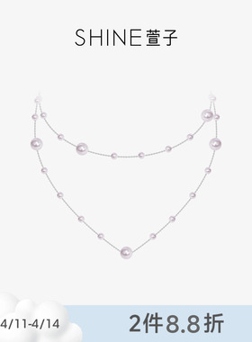 萱子饰品散落珍珠叠戴套链