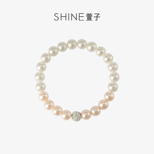 SHINE萱子精致甜美撞色串珠手链