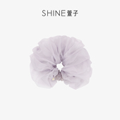 SHINE萱子饰品轻纱幻影系列优雅氛围感璀璨网纱发圈气质生日礼物