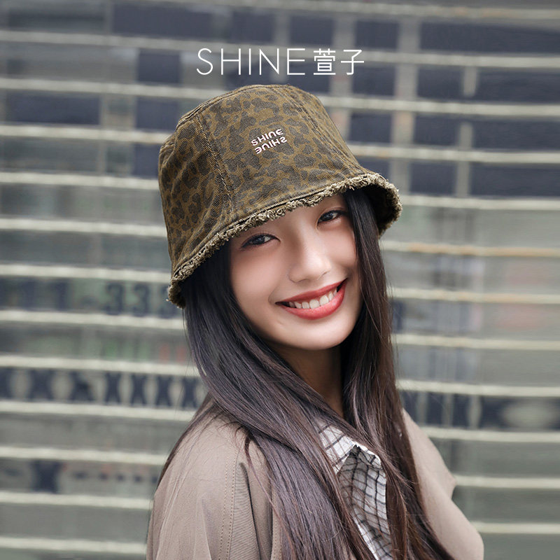 【七七酱直播间】SHINE萱子饰品心动粉豹系列时髦豹纹双面渔夫帽,服饰配件/皮带/帽子/围巾,帽子,淘宝优惠券,粉丝福利购,淘宝优惠卷