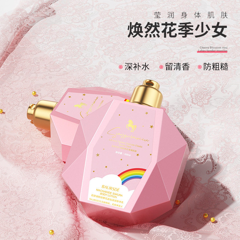烟酰胺樱花身体乳香味持久留香