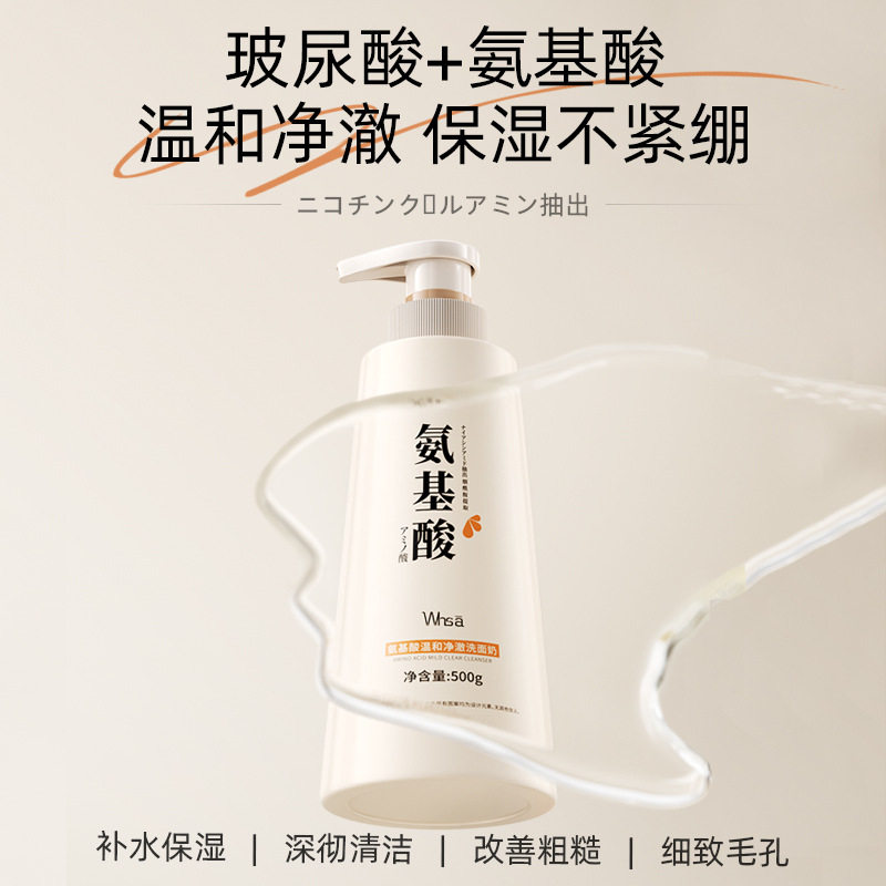 氨基酸温和净澈洗面奶深层清洁