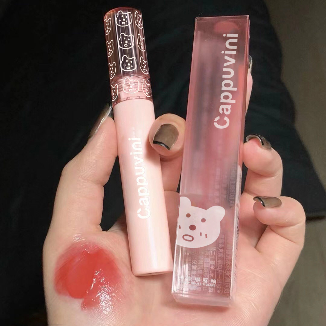 水光嘟嘟唇不易掉色显白粉口红