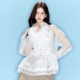 欧根纱轻薄波西风法式 lefame拉飞姆春季 上衣女 陈都灵同款