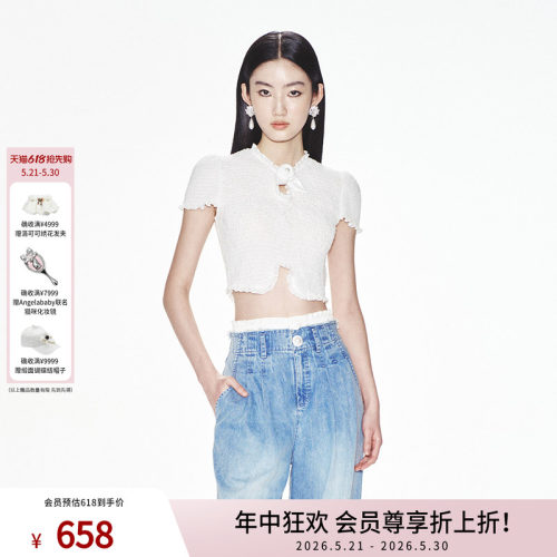 lefame短袖时尚重工小圆领