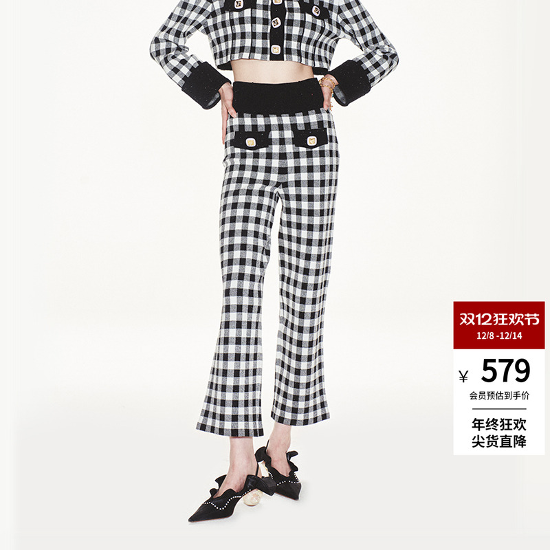 复古港风lefame长款裤子