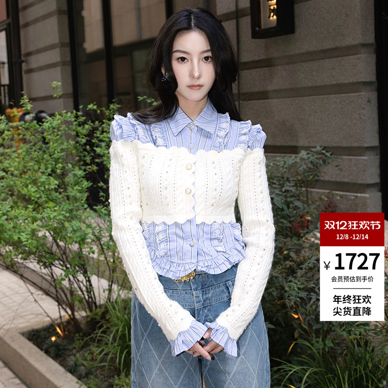 lefame学院风长袖衬衫