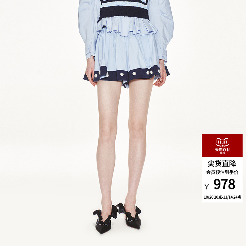 舒适百搭lefame短款裙裤