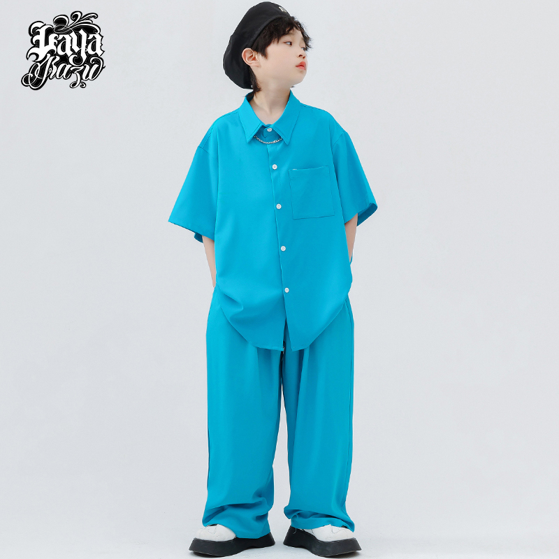 儿童街舞潮服嘻哈hiphop套装宽松夏季原创衬衫男童潮牌童装演出服使用感如何?