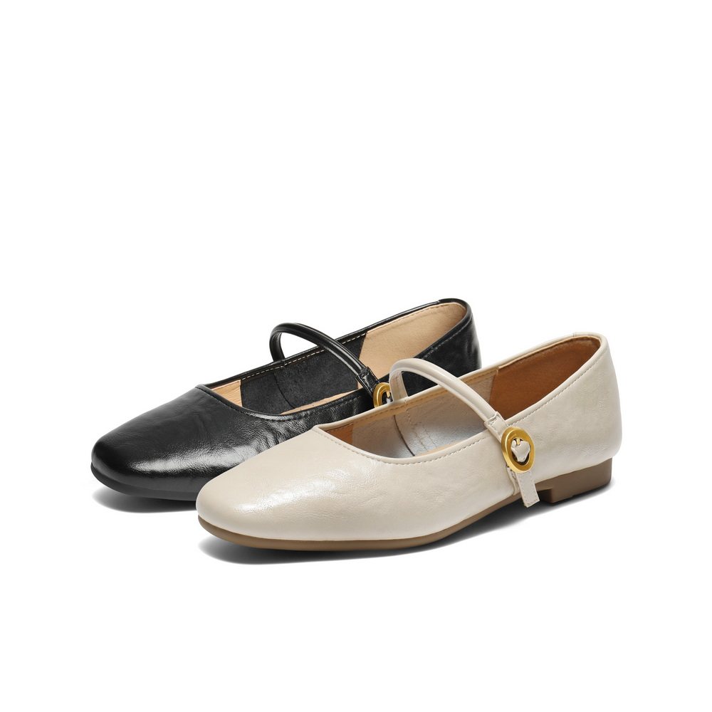 百丽复古玛丽珍鞋女2025年秋季新款法式平底浅口单鞋子B2786CQ5,女鞋,玛丽珍鞋,淘宝优惠券,粉丝福利购,淘宝优惠卷