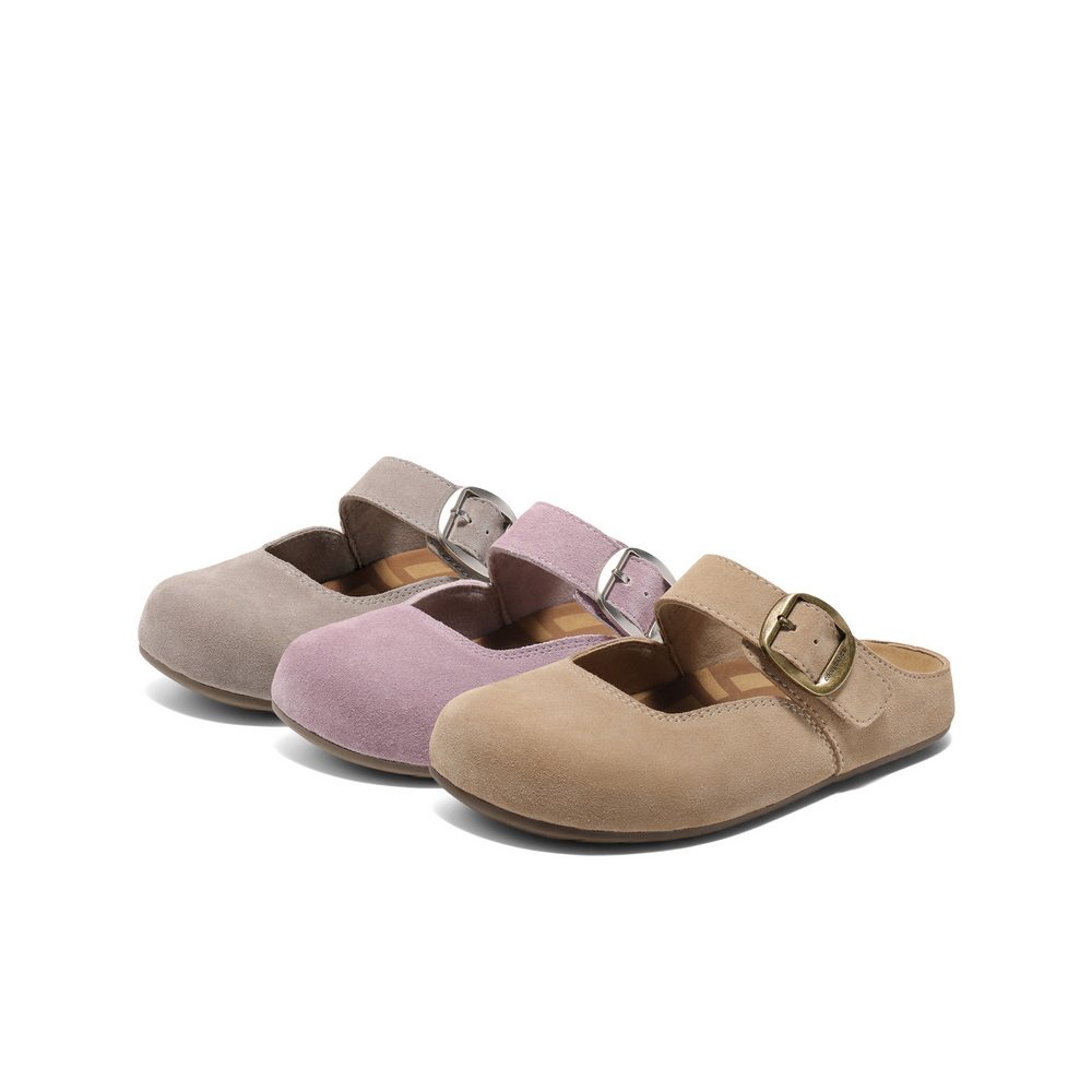 百丽半糖吐司鞋全包勃肯鞋2025夏季新款可外穿包头拖鞋D6A1DBH5预,女鞋,勃肯鞋/软木鞋,淘宝优惠券,粉丝福利购,淘宝优惠卷