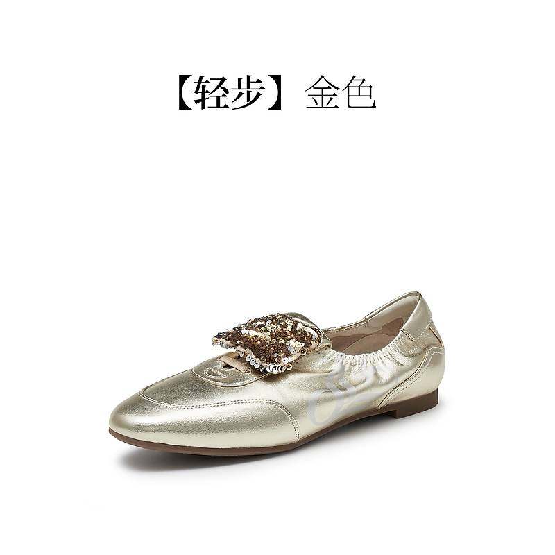 真美诗×JACQUES WEI联名月下绽放系列2024秋新款乐福鞋ZB286CA4,女鞋,德训鞋,淘宝优惠券,粉丝福利购,淘宝优惠卷