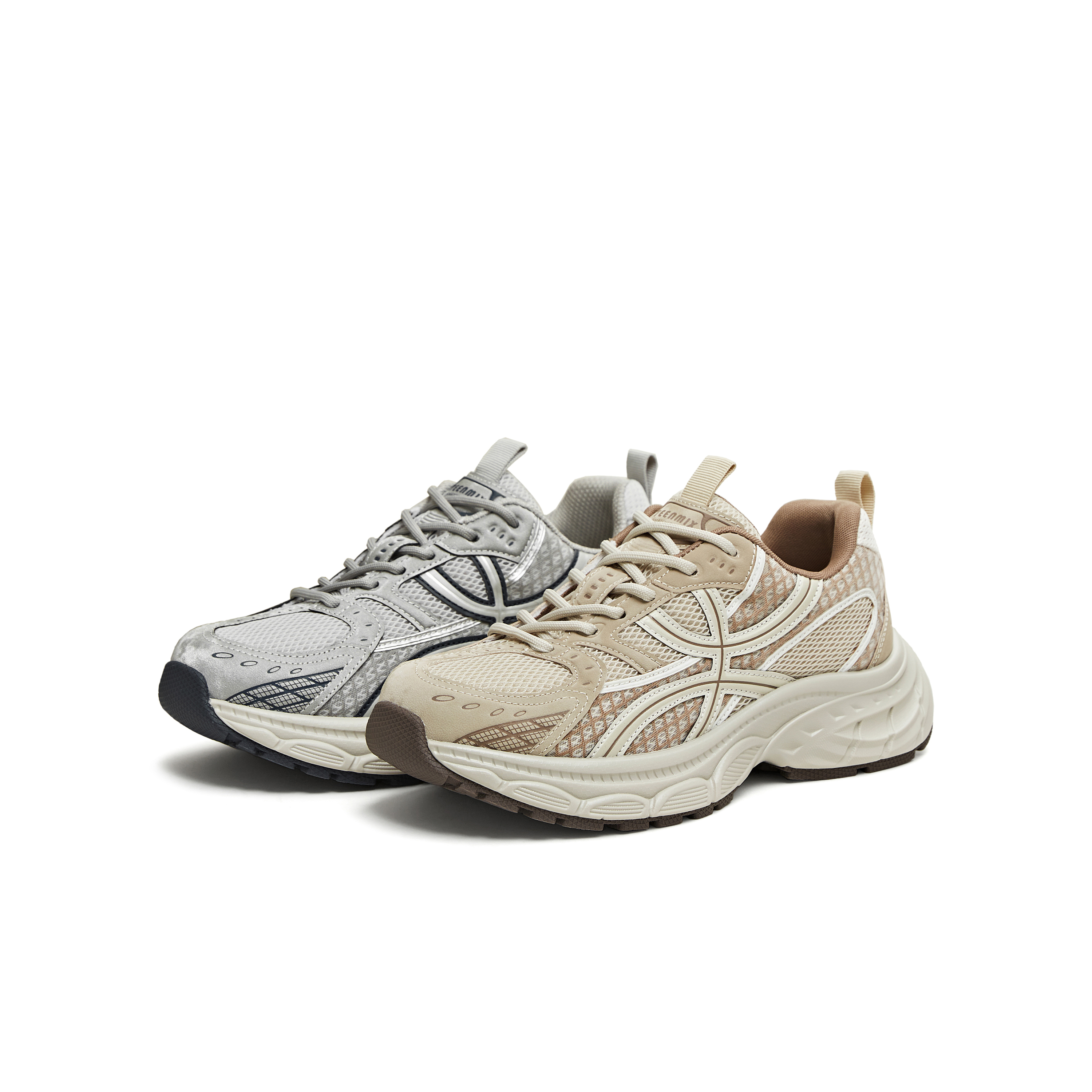 天美意复古厚底老爹鞋运动鞋女系带休闲鞋单鞋2025秋新款KD122DM5