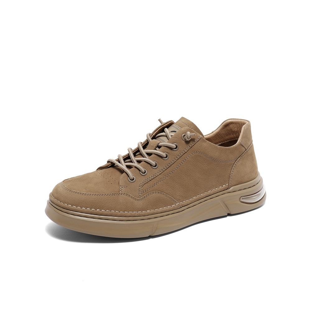 森达户外板鞋男2024春季新款商场同款时尚潮流平底休闲鞋1MB01AM4