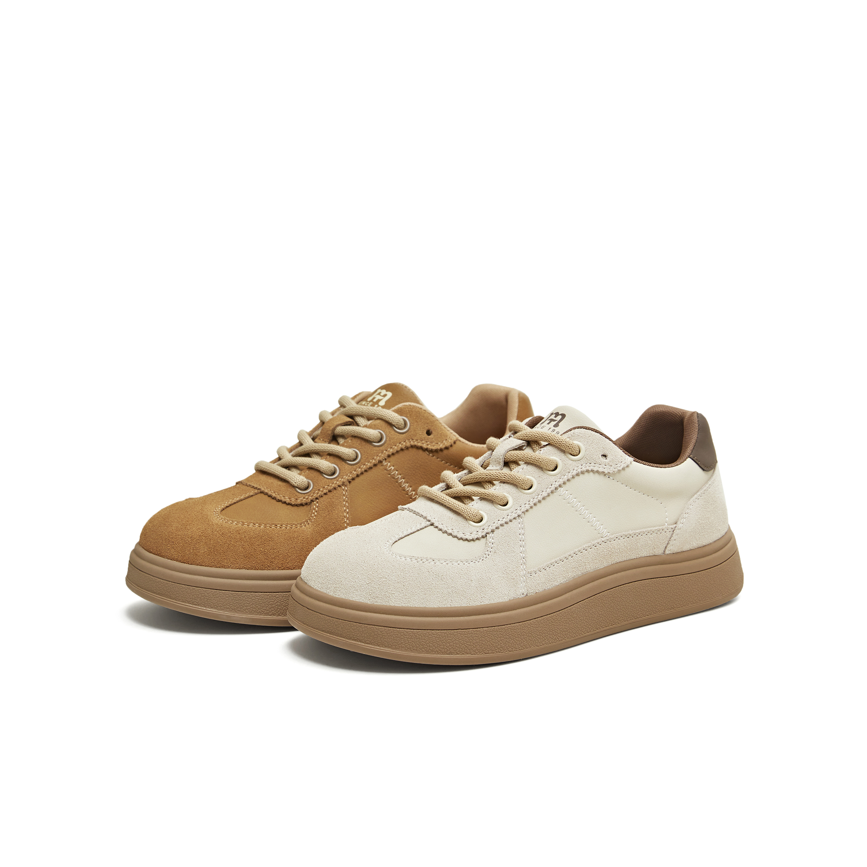 天美意复古厚底阿甘德训鞋女休闲运动板鞋2025秋新款KG136DM5