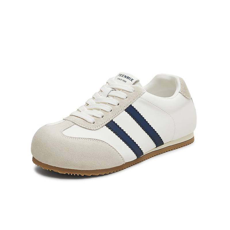 天美意25秋平底复古黄色阿甘德训鞋女小白大头休闲运动鞋KG122CM5,女鞋,德训鞋,淘宝优惠券,粉丝福利购,淘宝优惠卷