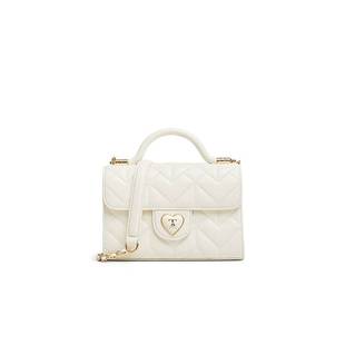 TATA他她法式菱格单肩包女包包小方包斜挎包2025春季新款X3413AX5