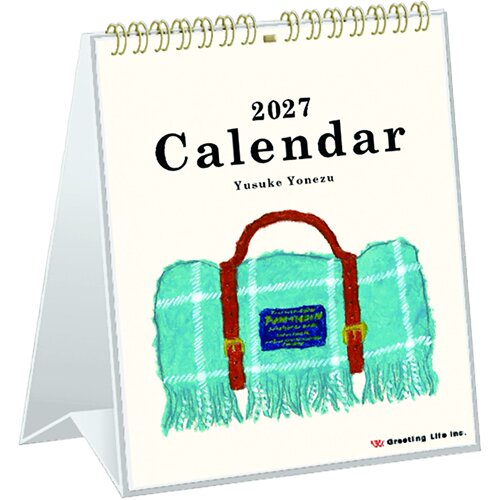 予定~日本米津祐介2027年度桌面台历 温馨插画