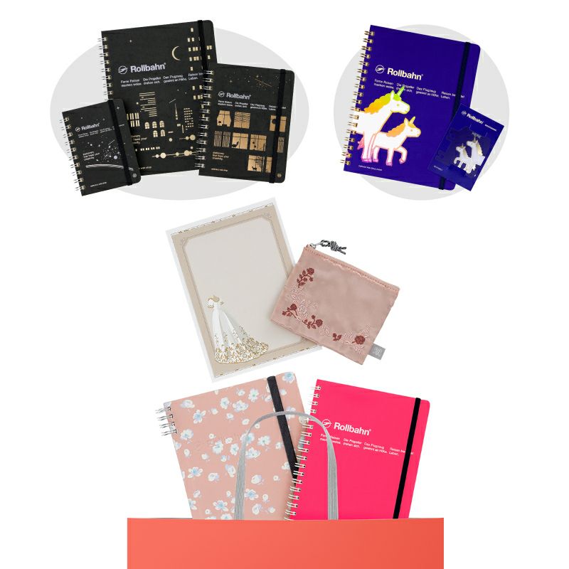 予定~12月底发货数量有限2026日本Rollbahn独角兽笔记本文具福袋
