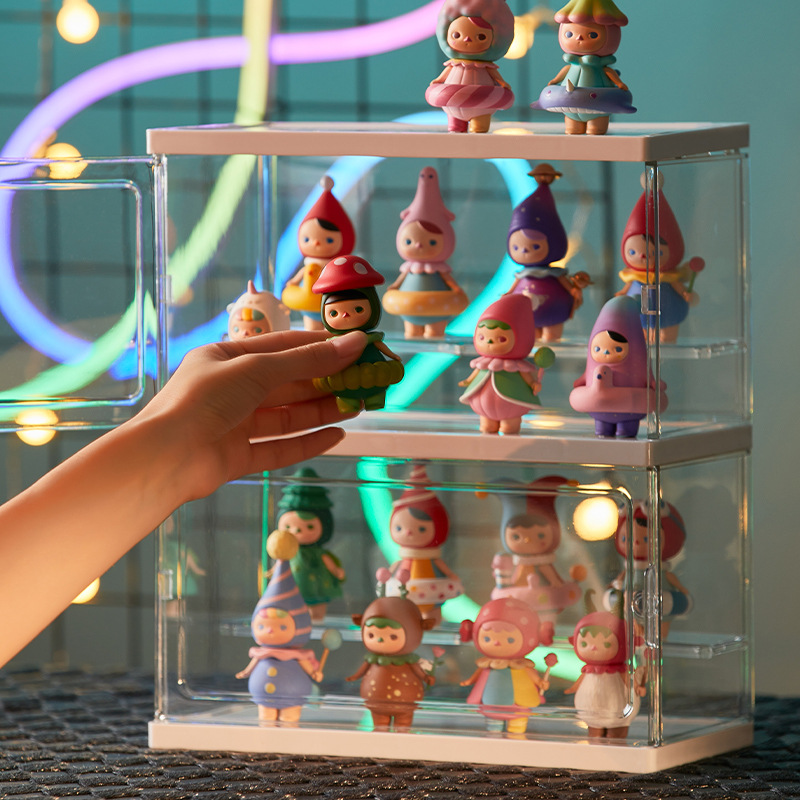 手办收纳盒多层盲盒展示架