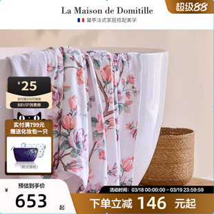 馨亭100%纯棉毛巾被夏季午睡毯单人午休沙发毯布面毛巾被玛奥利亚