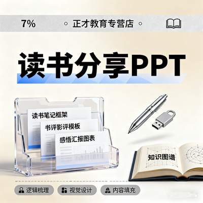 代写教师读书分享PPT演讲稿好书推荐教育书籍交流代笔文献阅读写