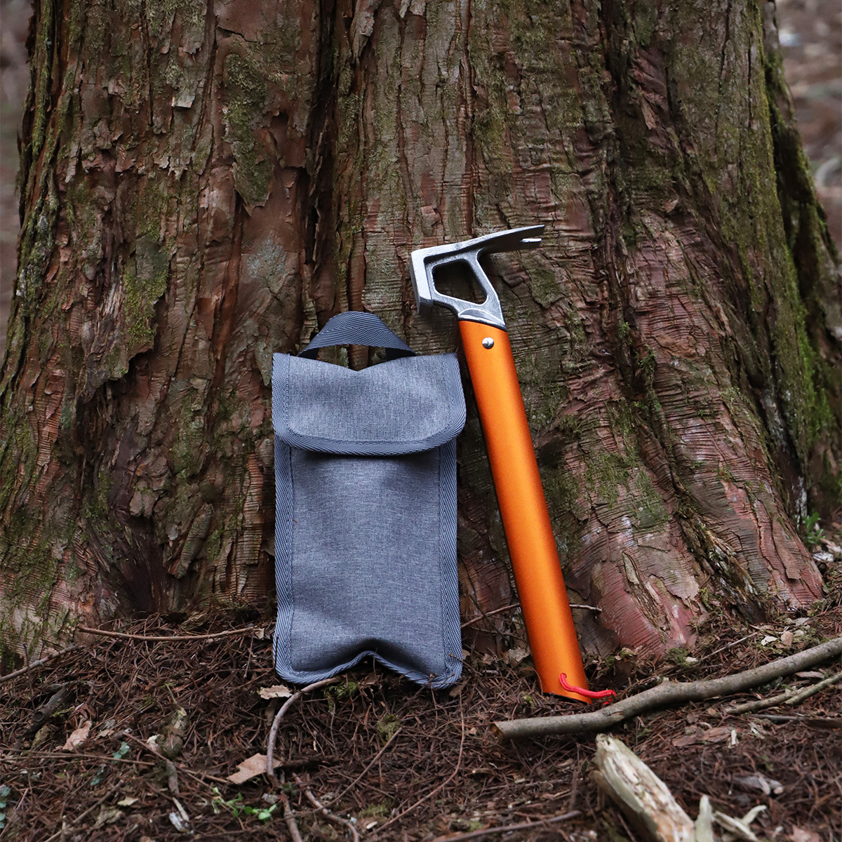 户外便携超轻地钉锤不锈钢锤头铝合金手柄轻量化营钉锤帐篷野营锤