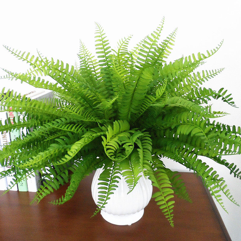 塑胶短枝排草叶仿真蕨类植物波斯草 蕨草  植物墙配材 山芒  圣蕨