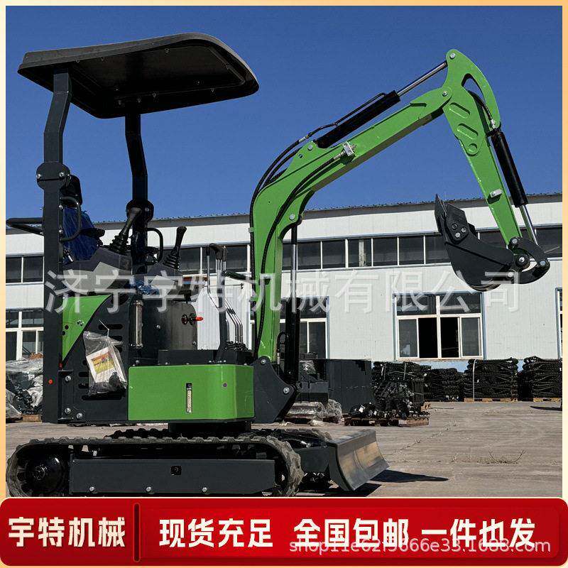 柴油挖土机农用果园大棚小挖多功能工程液压钩机鲁挖勾机