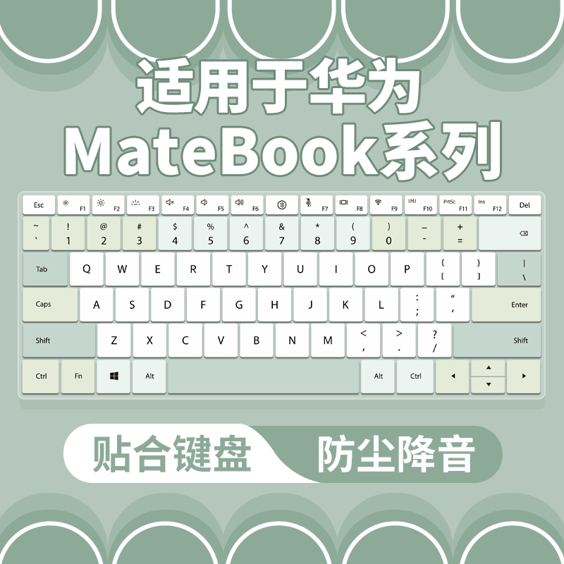 适用于华为Matebook键盘膜B3/B5/B7笔记本电脑X Pro 2025款防尘贴