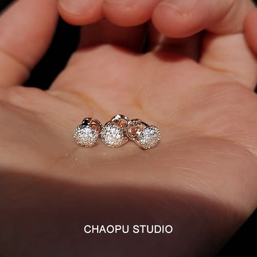 爆闪耳骨环925纯银针高级感