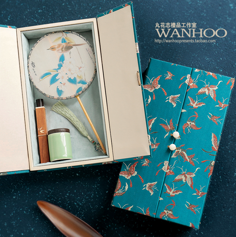 丸花志端午中式古风礼盒结婚伴手礼婚礼定制节日创意商务礼品