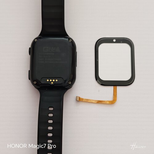 古欧卡Q1018B(QCY)电话手表触摸外屏配件表带磁吸充电线QM-C38F