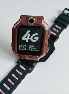 G343B-01学霸小Q版Q66儿童电话手表外屏触摸屏S66表带充电器