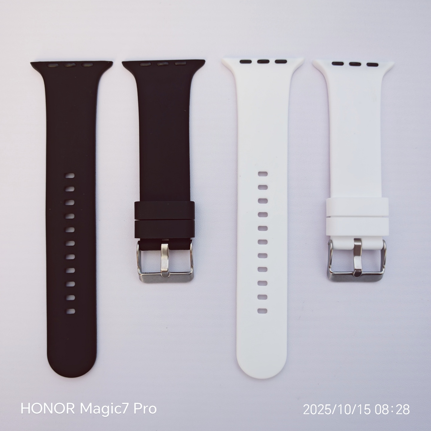 35/42/49mm表盘通用铁扣硅胶表带适配iwatch华强北及儿童手表表带