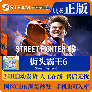 Steam正版国区CDK 街头霸王6 Street Fighter 6 激活码 现货秒发