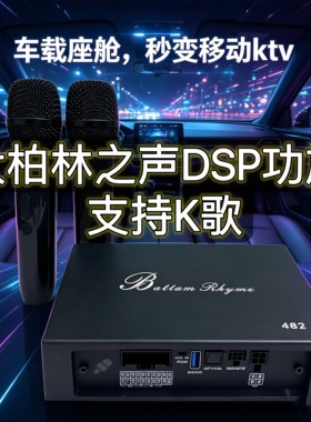 大柏林车载KTV系统功放一体机dsp汽车音响麦克风卡拉ok唱歌带话筒