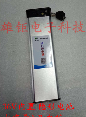 折叠自行车专用锂电池24V36V内置横梁隐形电池