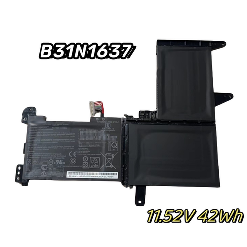 适用华硕B31N1637 S5100U F510UA X510UF S510UQ UR UN笔记本电池